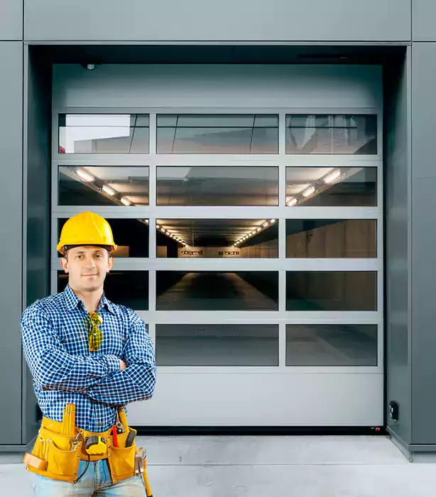 Glass Roll Up Garage Door Tamarac