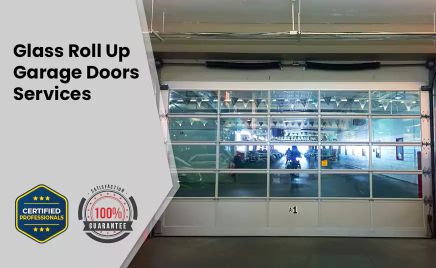 Glass Roll Up Garage Door in Tamarac, FL