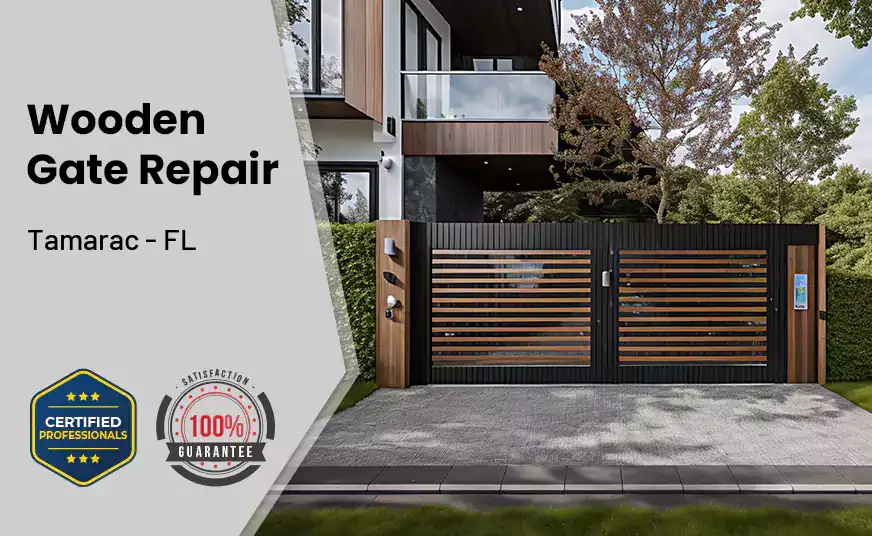 Wooden Gate Repair Tamarac - FL 